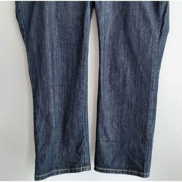 OLD NAVY | Maternity Side-Panel Mid-Rise Crop Ankle Blue Jeans Sz 12 - Picture 4 of 9